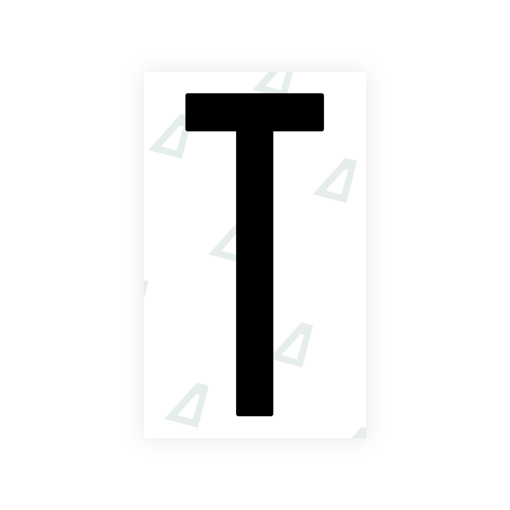 Alite Nanofilm for US (Puerto Rico) license plates - Symbol "T" - Alite