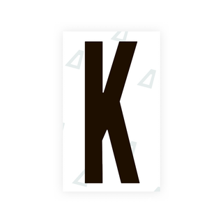 Alite Nanofilm for US (Nevada) license plates - Symbol "K" - Alite