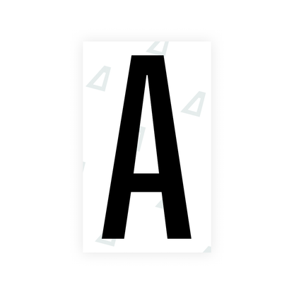 Alite Nanofilm for US (Nebraska 2002-2005) license plates - Symbol "A" - Alite