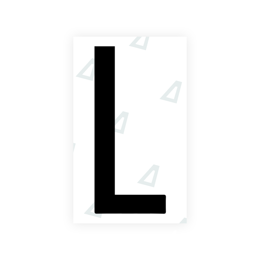 Alite Nanofilm for US (Georgia 2012 - Round) license plates - Symbol "L" - Alite