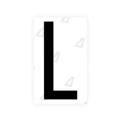 Alite Nanofilm for US (Georgia 2012 - Round) license plates - Symbol "L" - Alite