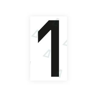 Alite Nanofilm for Czech Republic license plates - Symbol "1" - Alite
