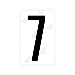 Alite Nanofilm for US (Nevada) license plates - Symbol "7" - Alite
