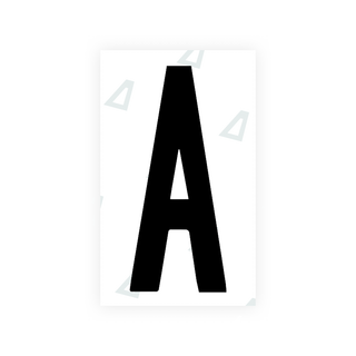 Alite Nanofilm for US (Georgia 2012 - Round) license plates - Symbol "A" - Alite