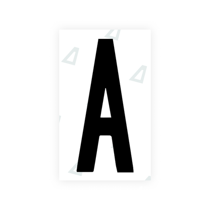 Alite Nanofilm for US (Georgia 2012 - Round) license plates - Symbol "A" - Alite