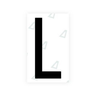 Alite Nanofilm for US (Puerto Rico) license plates - Symbol "L" - Alite