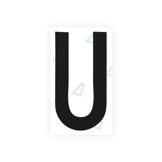 Alite Nanofilm for rear Italy license plates - Symbol "U" - Alite