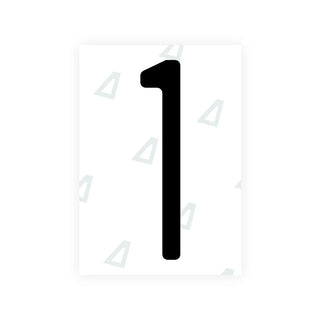 Alite Nanofilm for US (New York 2001) license plates - Symbol "1"
