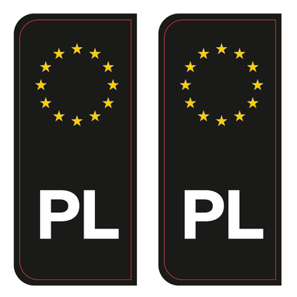 Alite Stickers™ - for number plate (Polish version) - Alite