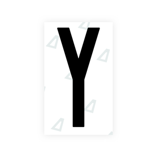 Alite Nanofilm for US (Puerto Rico) license plates - Symbol "Y" - Alite