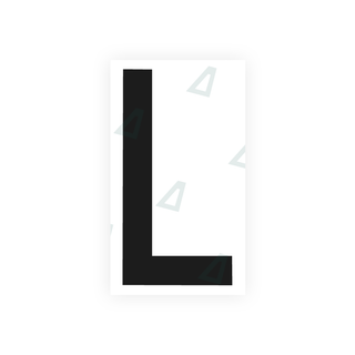 Alite Nanofilm for rear Italy license plates - Symbol "L" - Alite