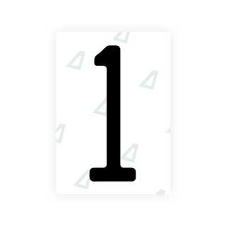 Alite Nanofilm for US (Florida 2019) license plates - Symbol "1" - Alite