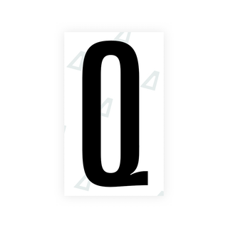 Alite Nanofilm for US (Nevada) license plates - Symbol "Q" - Alite