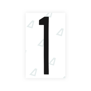 Alite Nanofilm for US (New York 2020 - Flat) license plates - Symbol "1" - Alite