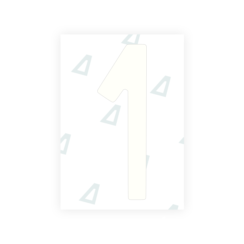 Alite Nanofilm for Poland license plates - Symbol "1" - Alite