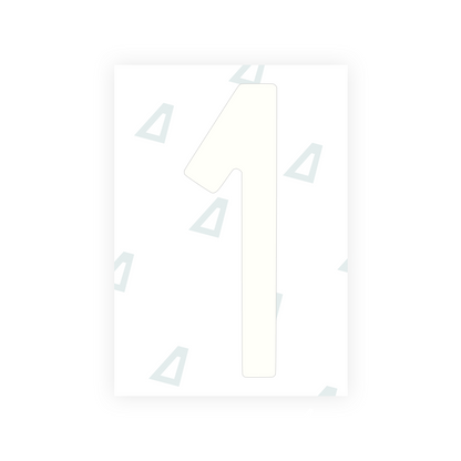 Alite Nanofilm for Poland license plates - Symbol "1" - Alite