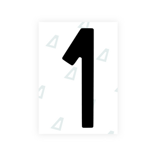 Alite Nanofilm for Poland license plates - Symbol "1" - Alite