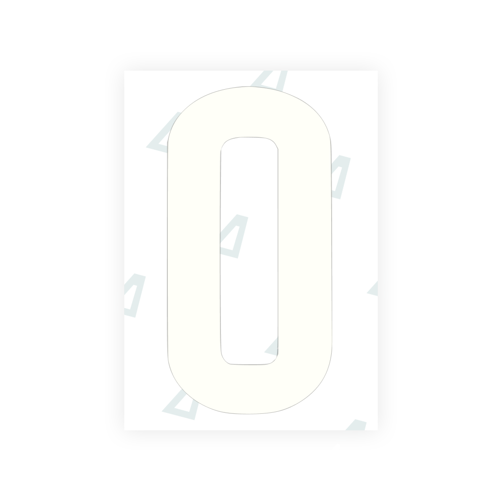 Alite Nanofilm for AUS (Queensland) license plates - Symbol "0" - Alite