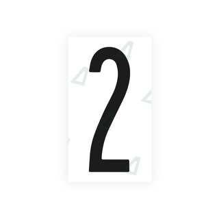 Alite Nanofilm for US (New York 1986) license plates - Symbol "2" - Alite