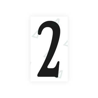 Alite Nanofilm for US (Virginia) license plates - Symbol "2" - Alite