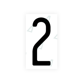 Alite Nanofilm for US (Wisconsin) license plates - Symbol "2" - Alite