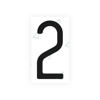 Alite Nanofilm for US (Missouri) license plates - Symbol "2" - Alite