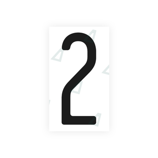 Alite Nanofilm for CA (Ontario) license plates - Symbol "2" - Alite