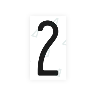 Alite Nanofilm for US (Washington State) license plates - Symbol "2" - Alite