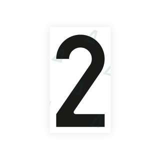 Alite Nanofilm for Czech Republic license plates - Symbol "2" - Alite