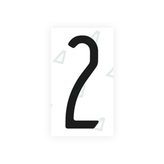 Alite Nanofilm for US (Pennsylvania) license plates - Symbol "2" - Alite