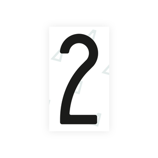 Alite Nanofilm for Mexico license plates - Symbol "2" - Alite
