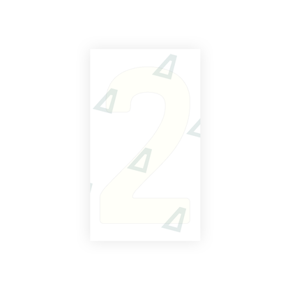 Alite Nanofilm for Uruguay license plates - Symbol "2" - Alite