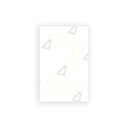 Alite Nanofilm for United Kingdom license plates - Symbol "2" - Alite
