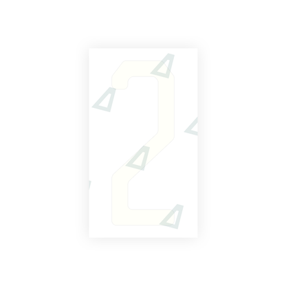 Alite Nanofilm for US (Michigan) license plates - Symbol "2" - Alite