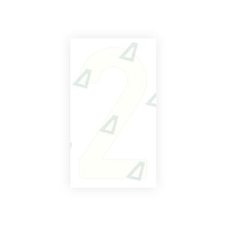 Alite Nanofilm for India license plates - Symbol "2" - Alite