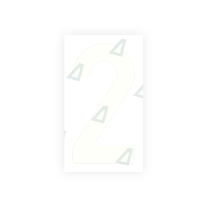 Alite Nanofilm for India license plates - Symbol "2" - Alite