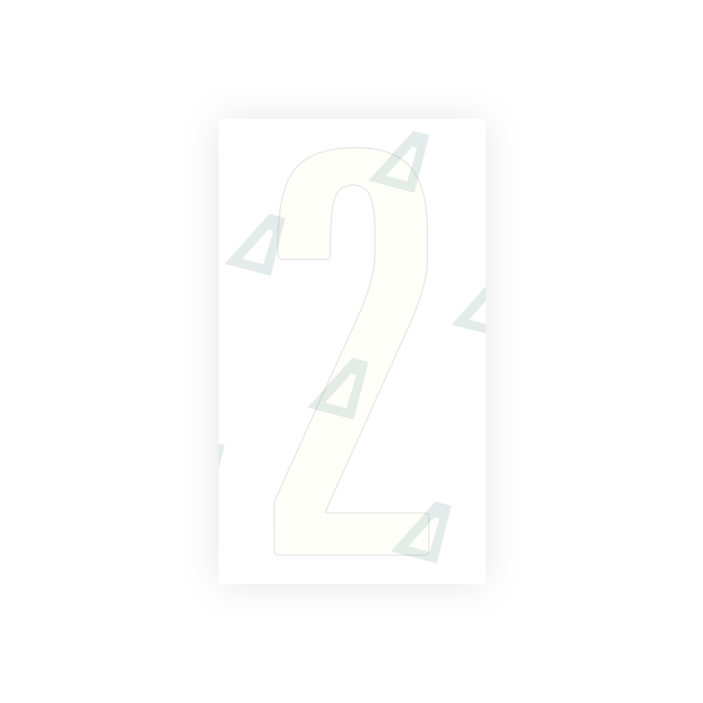 Alite Nanofilm for US (Ohio 2021) license plates - Symbol "3" - Alite