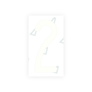 Alite Nanofilm for Mexico license plates - Symbol "2" - Alite