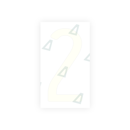 Alite Nanofilm for US (California) license plates - Symbol "2" - Alite