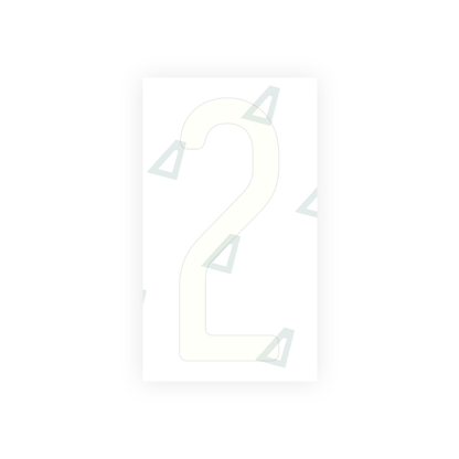 Alite Nanofilm for US (Ohio 2013) license plates - Symbol "2" - Alite