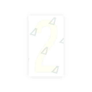 Alite Nanofilm for US (Oklahoma) Moto license plates - Symbol "2" - Alite