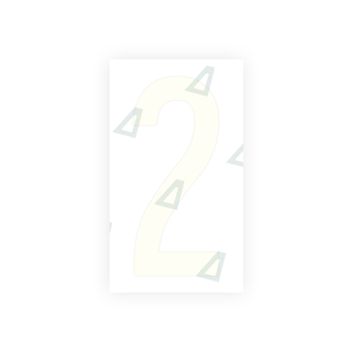 Alite Nanofilm for US (New Jersey) Moto license plates - Symbol "2" - Alite