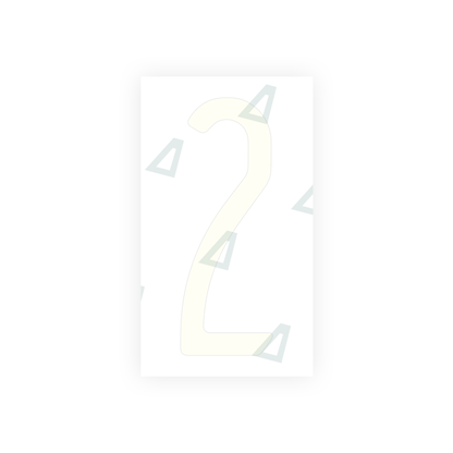 Alite Nanofilm for US (Pennsylvania) license plates - Symbol "2" - Alite