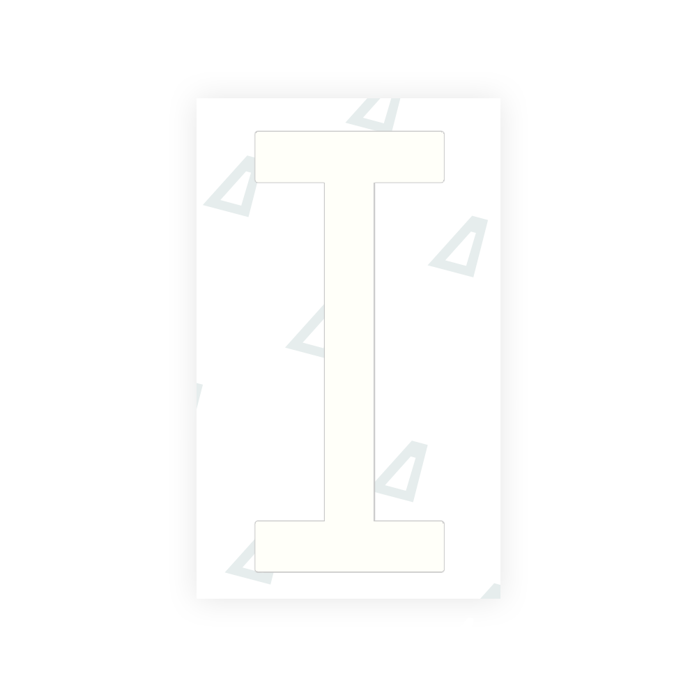 Alite Nanofilm for US (Puerto Rico) license plates - Symbol "I" v² - Alite