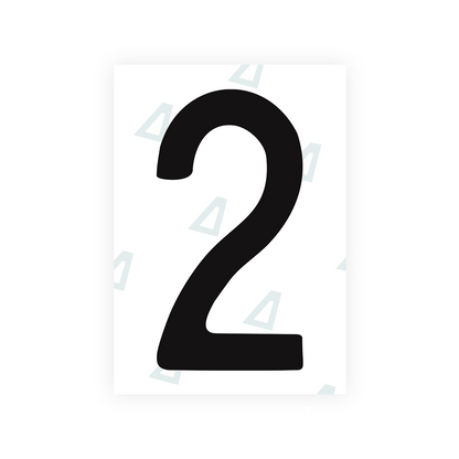 Alite Nanofilm for Chile 2007 license plates - Symbol "2" - Alite