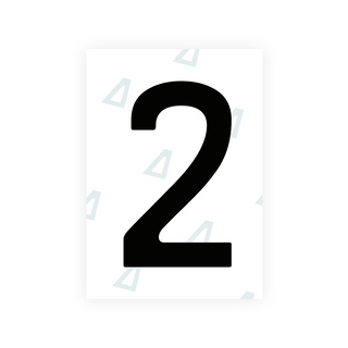 Alite Nanofilm for Chile 2014 license plates - Symbol "2" - Alite