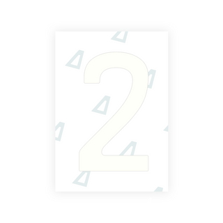 Alite Nanofilm for Chile 2014 license plates - Symbol "2" - Alite