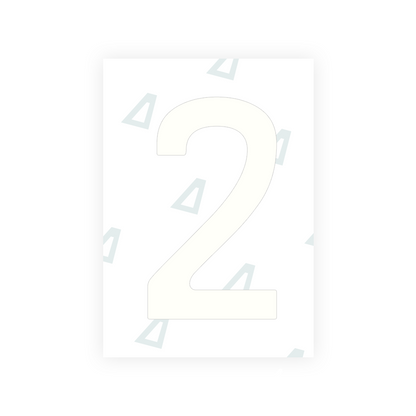 Alite Nanofilm for Chile 2014 license plates - Symbol "2" - Alite