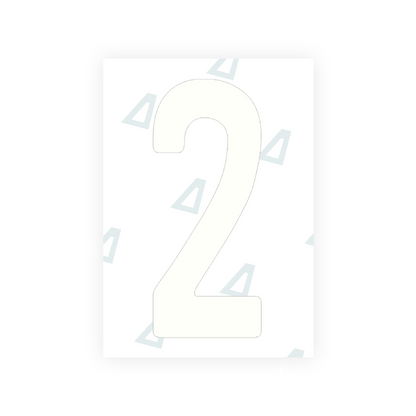 Alite Nanofilm for Guatemala license plates - Symbol "2" - Alite