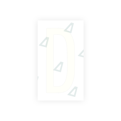 Alite Nanofilm for Mexico license plates - Symbol "D" - Alite